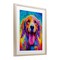Stupell Industries Dog Is Love Swirled Pattern Framed Print Under Glass, design by Dean Russo- Evolution Collection